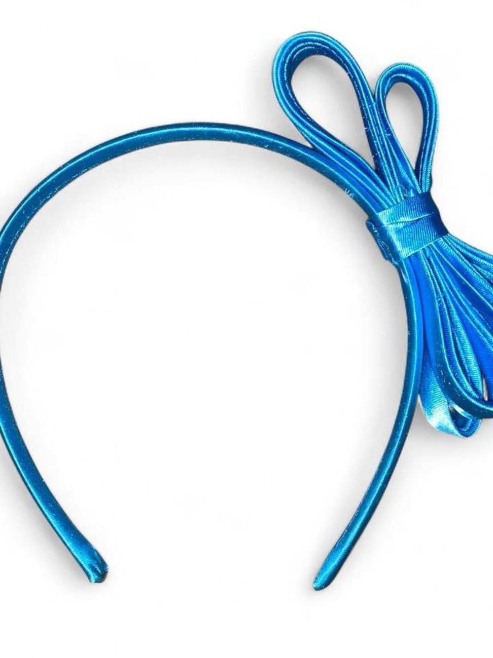Blue Bow Headband